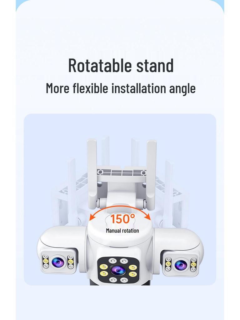 4G 360° HD Night Vision Wireless WiFi Home & Outdoor Monitoring Camera