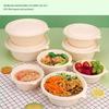 Biodegradable Corn Starch Round Takeout Bowls with Lids