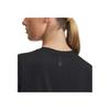 Under Armour Launch Elite Comfortable Fashionable Fitting Versatile Short Sleeve Breathable Regular T-Shirt Women Tops Black 1389564-001