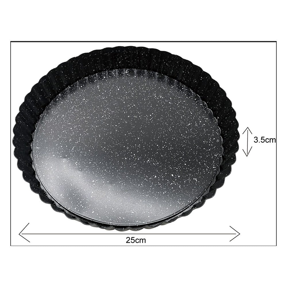 Blacha forma do tarty 25cm wyjmowane dno KINGHOFF KH-1769