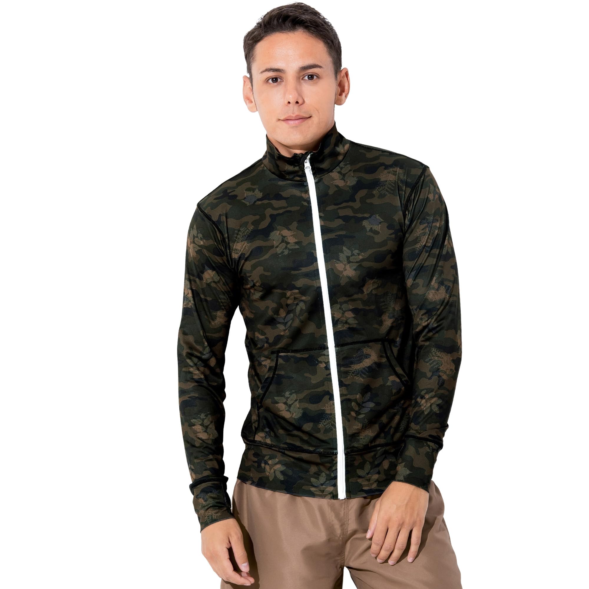 

Мужской рашгард GRID SURF, 22 цвета и узора, без капюшона, воротник-стойка, охлаждающее прикосновение, защита от УФ-лучей, амфибийный, камуфляж, размер L