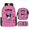 3D Animation Three-Piece Yugui Dog Cartoon Primary And Secondary School Students Schoolbag Children'S Backpack