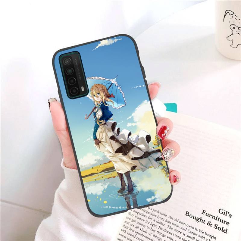 Etui na telefon Violet Evergarden dla Honor 7A Pro 7C 10i 8A 8X 8S 8 9 10 20 Lite Silikonowe Etui