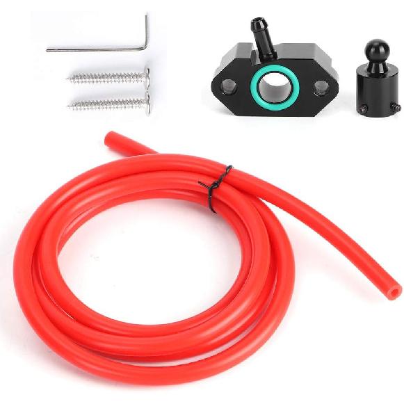 

Turbo Vacuum Adapter Kit Aluminum Car Turbo Boost Tap Kit Vacuum Adaptor Fit for 1.4TST EA211 Engine