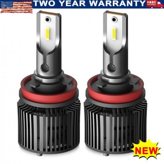 2X H11 AUXITO H8 LED Headlight High/ Bulb Kit Low Beam Bright Super X1