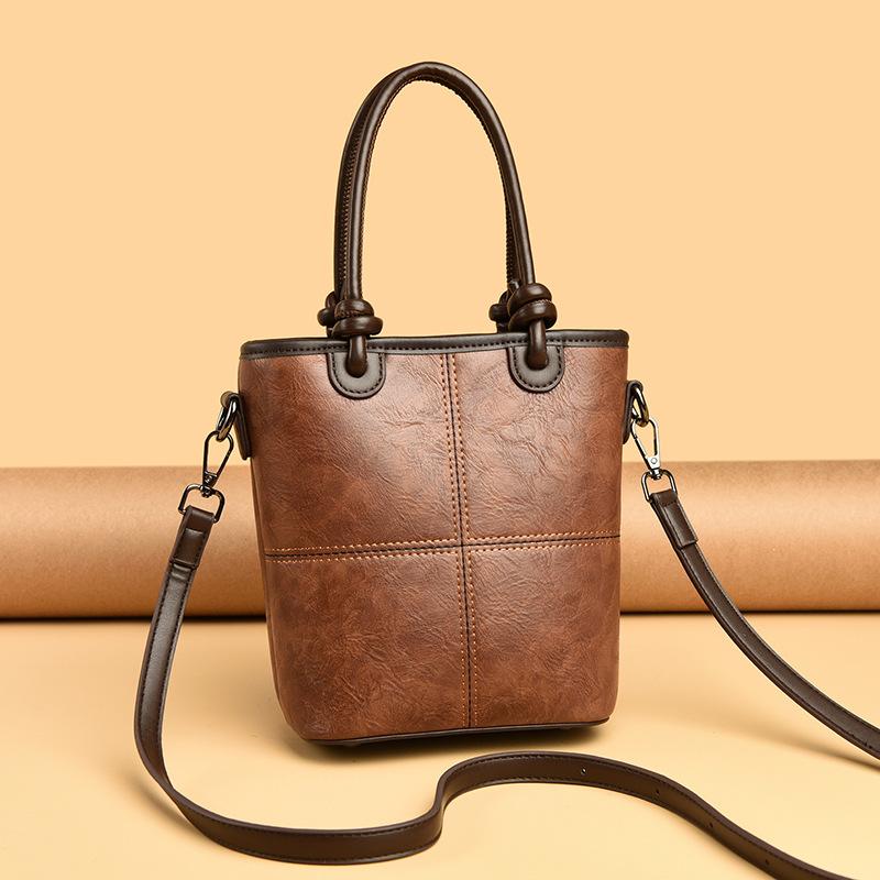 Fashion Shoulder Bag, Women's Bucket Bag, Women's Elegant Handbag