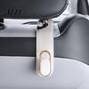 Rear Seat Storage Solutions Universal Car Hook Hanger, Faux Leather Back Interior Accessories Foldable Organizer for Hanging Groceries And