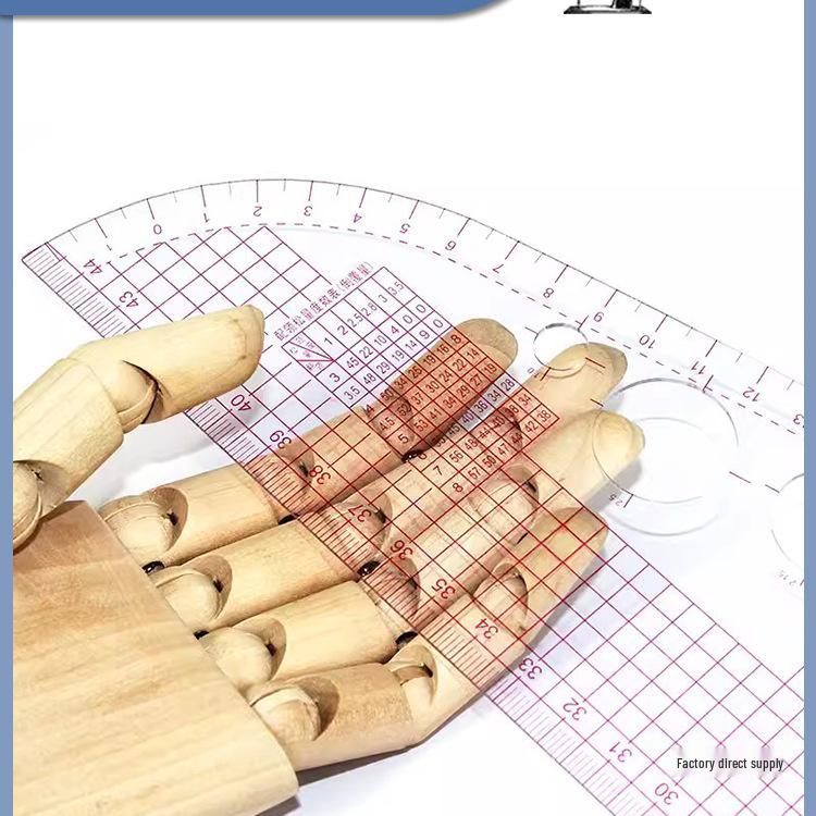 Multifunctional Tailor's Ruler Set: 3245 Curved Pattern & Cutting Tools