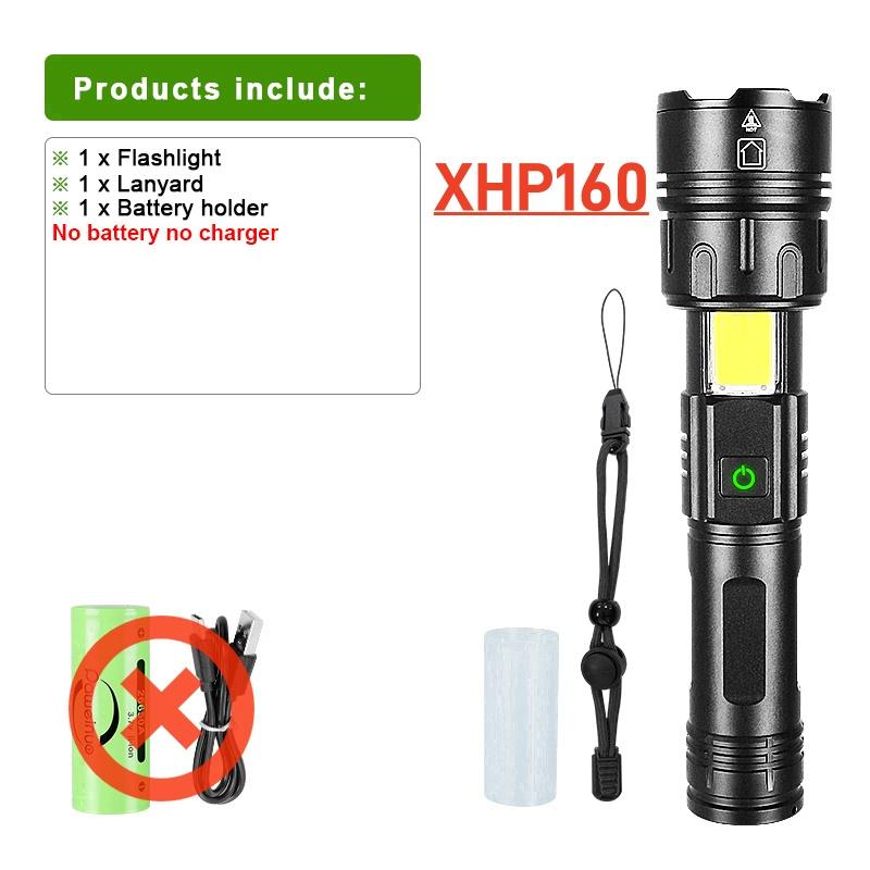 

Фонарик высокой мощности, масштабируемый фонарик 1000000LM, фонарик с длительным режимом ожидания, ручной светильник, лампа для кемпинга, перезаряжаемый фонарь A-Flashlight