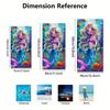 Cute Cartoon Mermaid Printed Beach Towel Ultra Soft Thickened Microfiber Swimming Shawl for Travel Surf Outdoor Sports Bath
