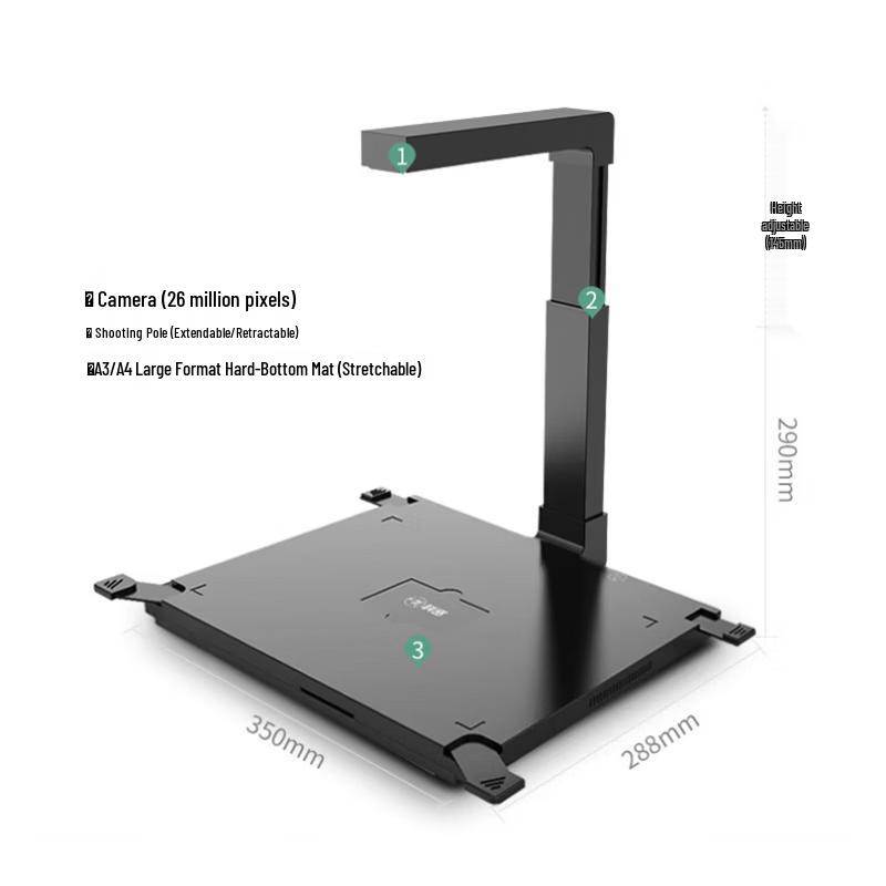 Comet D4316 26MP A3 Document Scanner with Real-time Projection CN Plug (adapter Included)