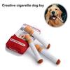 Funny Cigaret Box Interactive Dog Toys Pet Gifts Chewing Teething Plush Dog Toys Stuffed Dog Toys Dog