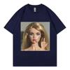 Disgusting Doll Face Funny Meme Graphic T Shirts Men Women High Street Fashion Trend T-shirt Summer Cotton T-shirts