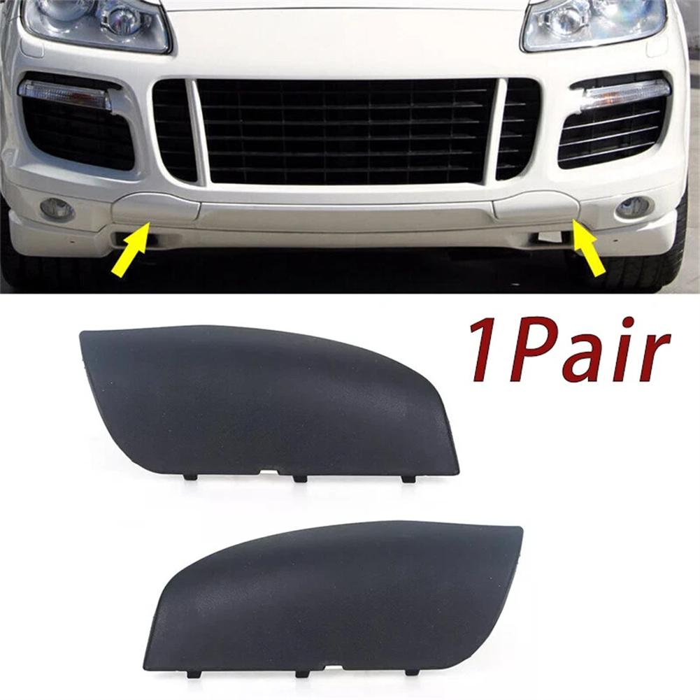 Front Bumper Cover Bumper Tow Hook Cover Car Maintenance Black Brand New Easy Installation OEM Number 95550515510