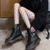 Black Slimming Mesh Fishing Net Tights – Breathable, Everyday Versatile Pantyhose for Dating