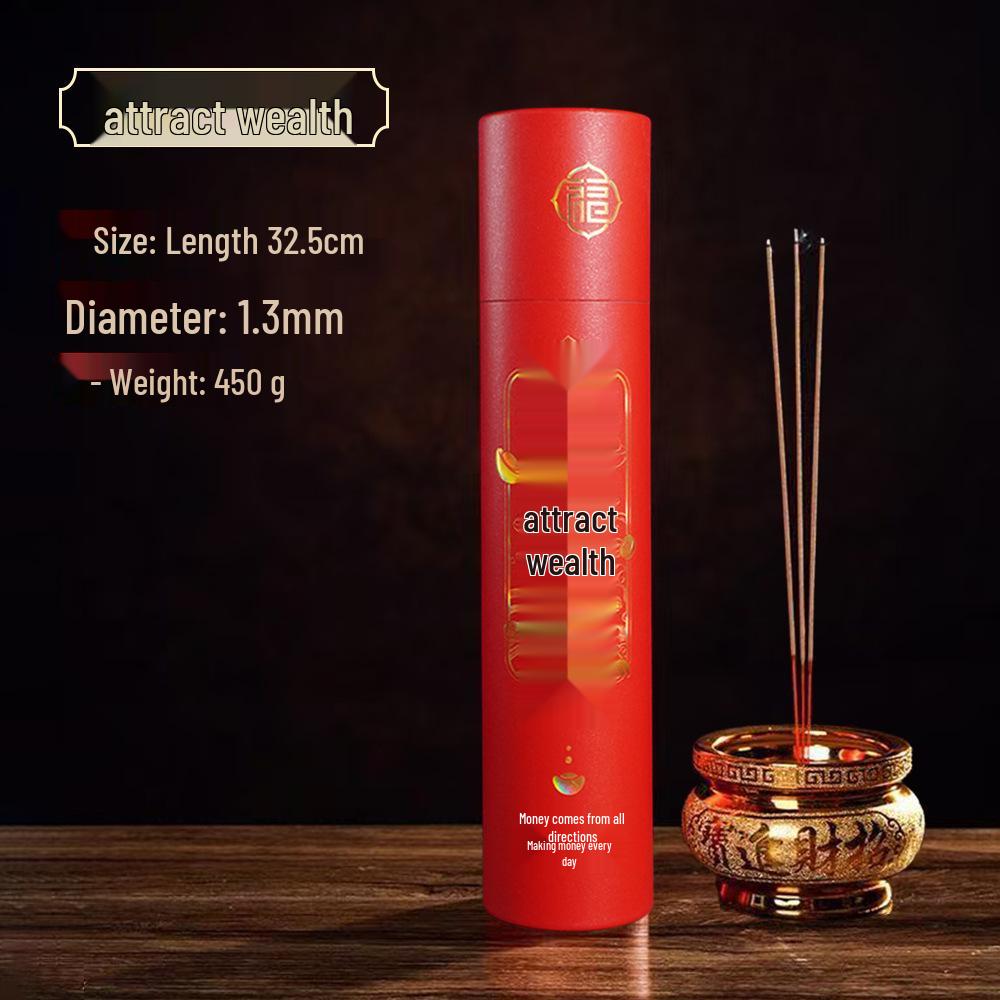 Handmade Sandalwood Incense Sticks: Attract Wealth & Blessings - Ideal Gift for Buddha Worship & Offering