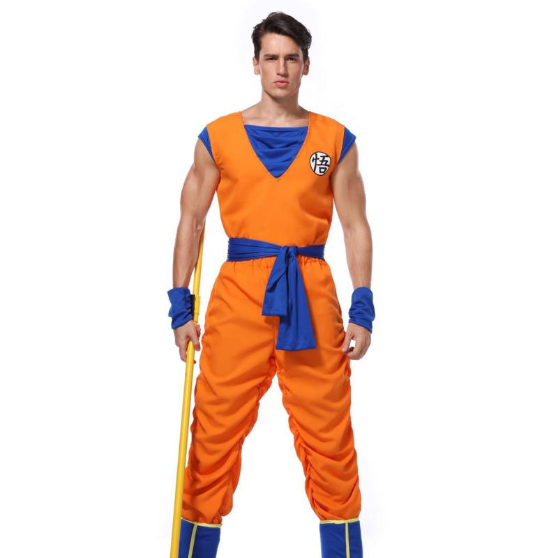 Film caldi Animazione Gioco di ruolo Cos Vestiti Sette Sfere del Drago Re Scimmia Vestiti da allenamento Vestiti Cosplay Re Scimmia
