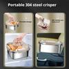 Stainless Steel Food Lunch Box Leakproof Buckle Sealed Picnic Box  Household