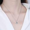 S925 Sterling Silver Luxury Inlaid Green Zircon Fashion Popular All-Match Ornament