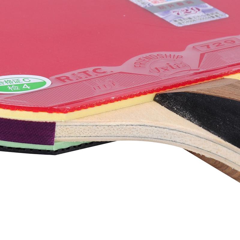 Friendship 729 Wood Carbon Table Tennis Racket 6 Star Loop Drive Player with Low MOQ for Trail Orders