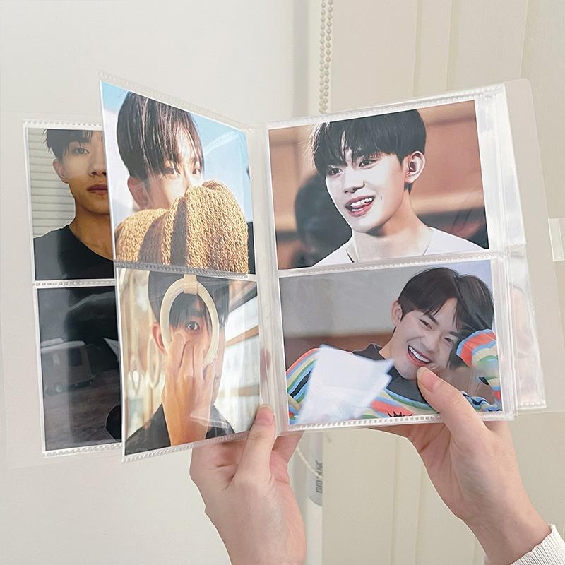 80/160 Cards Photo Albums 20pages Photocard Holder Kpop Albums for Cards Book Binding Machine Collector Book Album De Fotos