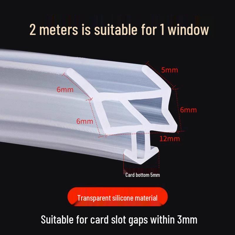 Těsnící lišta okna typu O z voděodolného a zvukotěsného UPVC pro dovnitř otevíraná okna