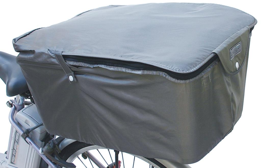 Okubo Manufacturing Extra Large Rear Basket Cover, Two-Tier, Gray, 21308