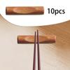 10 Pieces Wooden Chopstick Holders Rest Chopsticks Spoon for Fork