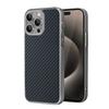 New Applicable Iphone15 Electroplated Carbon Fiber Mobile Phone Case Apple 15ProMax Lens Film Anti-drop Protective Case