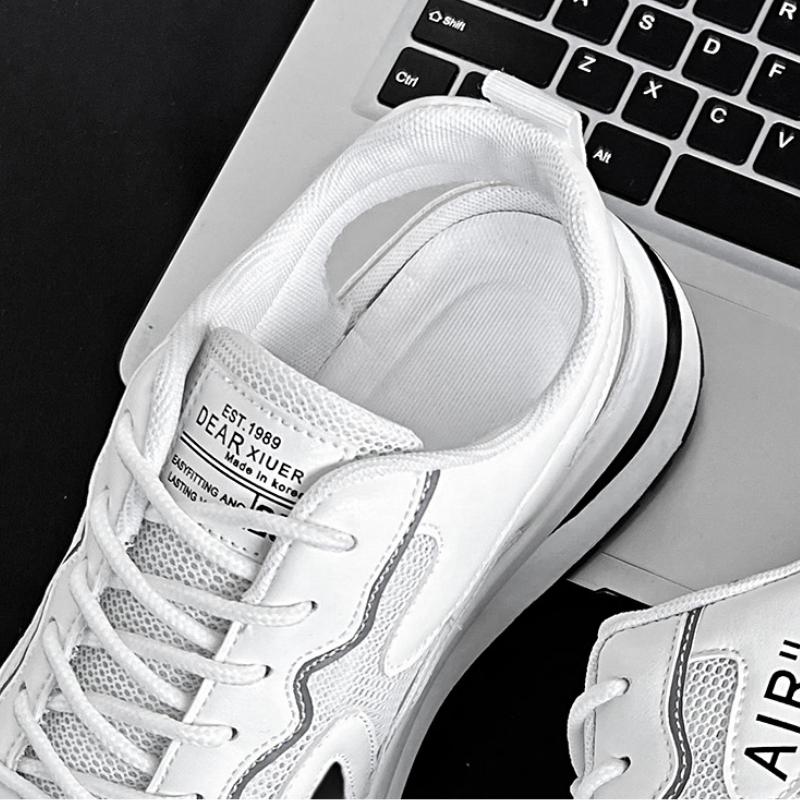 Brand Men's Running Shoes Mesh Patchwork Man's Sneakers Summer New Breathable Beach Sandals Luxury Fashion Men Tennis Shoes 2025