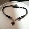 Punk Y2K Vintage Charme Grunge Anhänger PU Leder Sexy Choker Halsketten Für Frauen Spice Girls Goth Schmuck Zubehör Geschenk