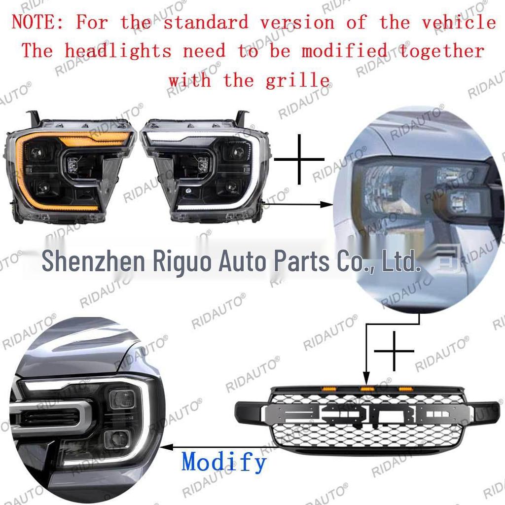 Ford RANGER 2023+ LED Headlight Assembly with DRL Lens