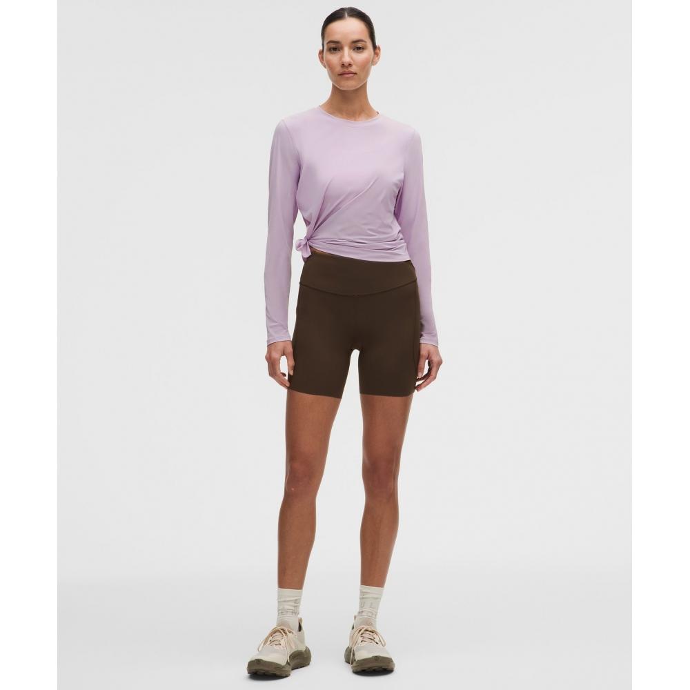 Lullulemon Side Lucid Running Long Sleeve Shirt Llay