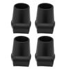 4pcs Walker Ski Glides Anti Slip Walker Glides for Seniors Mobility Aid Accessory Replacement