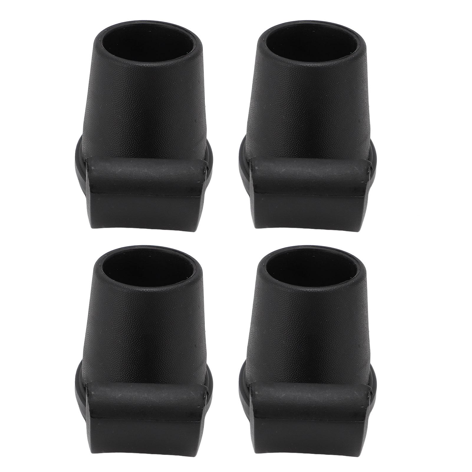 

4 шт. Насадки на лыжи для ходунков, противоскользящие насадки для ходунков для пожилых людей, аксессуар для помощи в передвижении, замена, серый чёрный