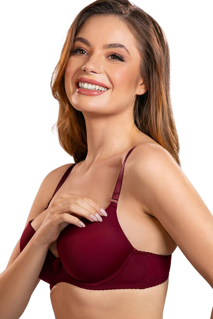 Vivisence 1041 Bordowy 70F Biustonosz Push-Up