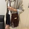 New Bag, Fringed Bag, Shoulder Bag, Women's Retro Women's Bag, Messenger Bag, Mobile Phone Bag.