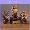 Modern Resin Animal Head Sculpture Desk Ornament For Colleagues And Couples