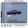 ABS Car Engine Hood Spare Tire Mount Hinge Handle Shell Sticker Decoration Cover For Jeep Wrangler JL 2018 Up 4-Door Version Exterior Accessories