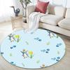 Tappeto Rotondo Peter Rabbit, Tappeto per Soggiorno Camera da Letto Divano Sala Giochi Decorazione, Tappetino Antiscivolo