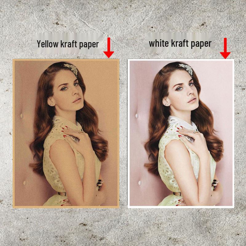 Large Vintage Lana Del Rey Music Star Poster - European & American Style Wall Art