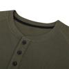 Summer Men's Heavyweight Short-sleeved T-shirt Men's Henley Shirt T-shirt Trend Casual Tops