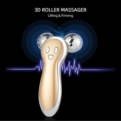 3D Roller V Face Lifting Massagegerät Mikrostrom Hautstraffung Faltenentfernungsgerät Gesichtskörper Abnehmen Gestaltung Massagemaschine
