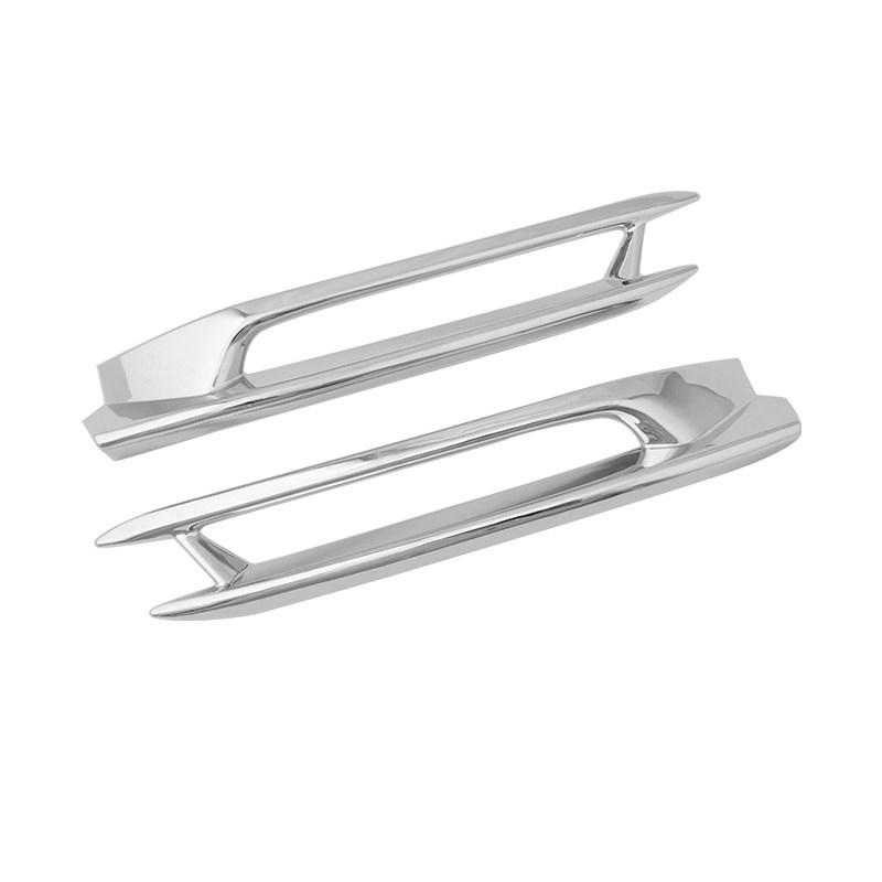 For Honda Accord 10th 2018    ABS Carbon Car Styling Front Fog Light Lamp Decoration Cover Trim Frame Sticker Strip