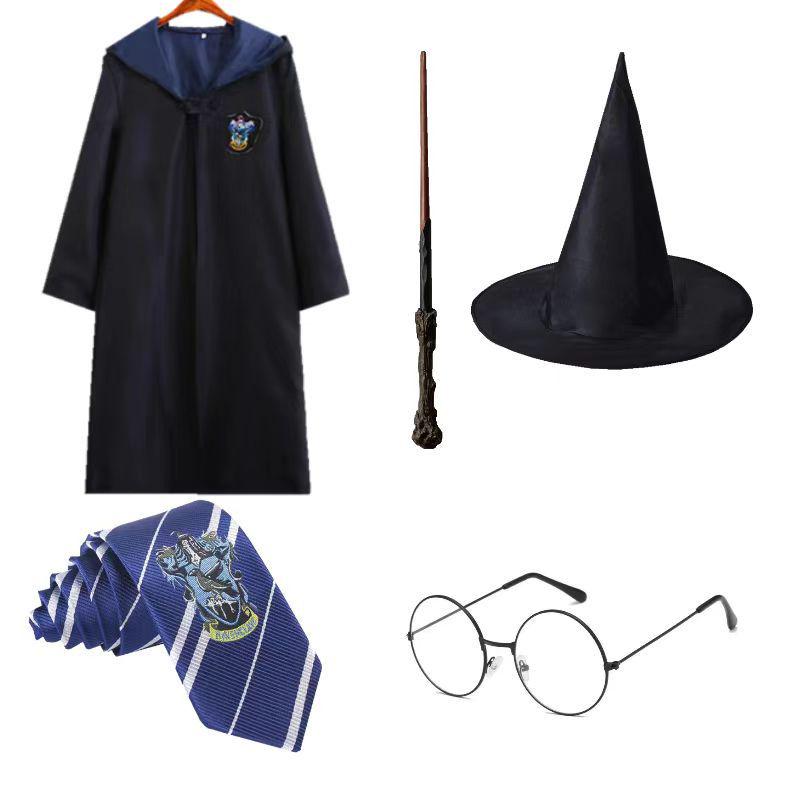 

Детская волшебная мантия Гарри Поттера - Плащ COS Школьная форма для Хэллоуина S