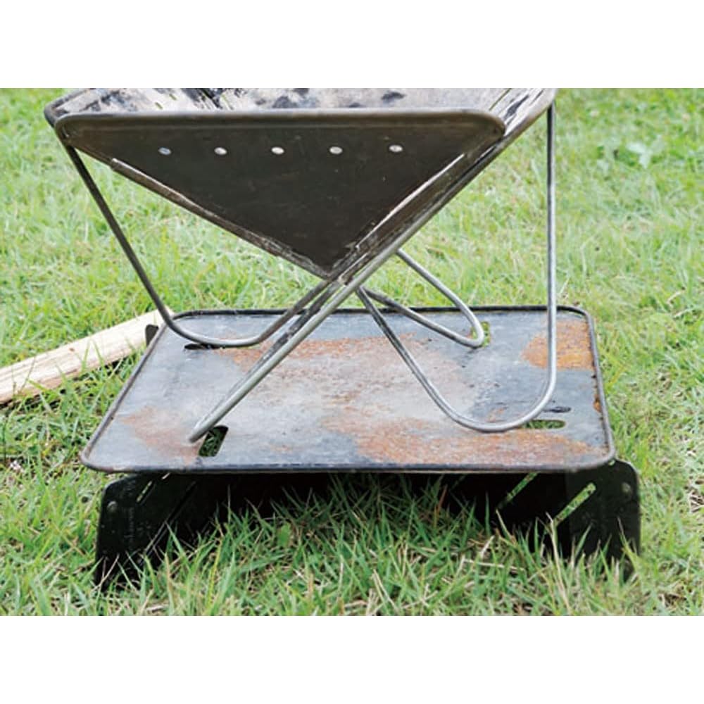 Snow Peak Base Plate Stand L/M ST-032BSR Camping Outdoor Fire Pit Accessory