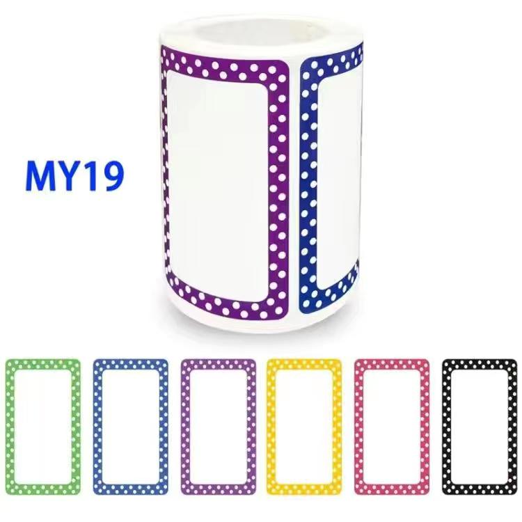 Removable Self-Adhesive Colored Label Paper for Handwritten Notes, Sealing, and Decoration