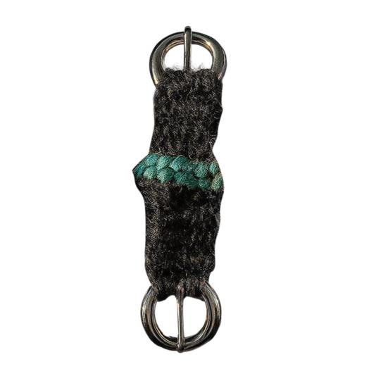 1/4Pcs Mini Girth Keychain Pendant Lightweight Crochet Knitting Saddle Key Chain Handmade Western Cowboy