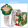 Christmas Green Theme Pattern Paper Gift Box Festival Decoration Prop Atmosphere