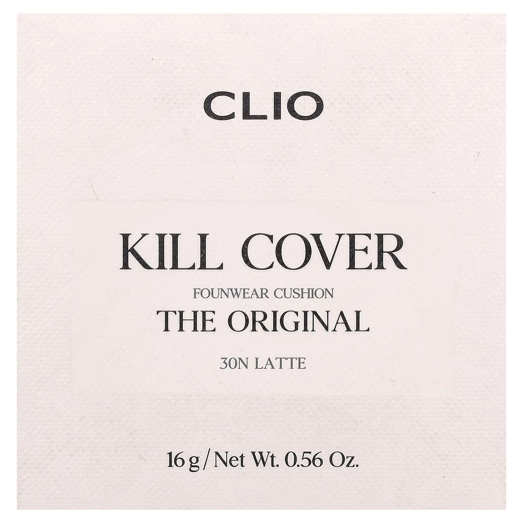 Clio Kill Cover Founwear Cushion, 30N Latte, 16g (0.56oz)
